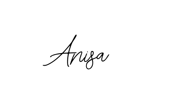 The best way (Bearetta-2O07w) to make a short signature is to pick only two or three words in your name. The name Anisa  include a total of six letters. For converting this name. Anisa  signature style 12 images and pictures png