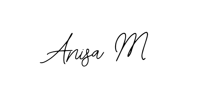 Also we have Anisa M name is the best signature style. Create professional handwritten signature collection using Bearetta-2O07w autograph style. Anisa M signature style 12 images and pictures png