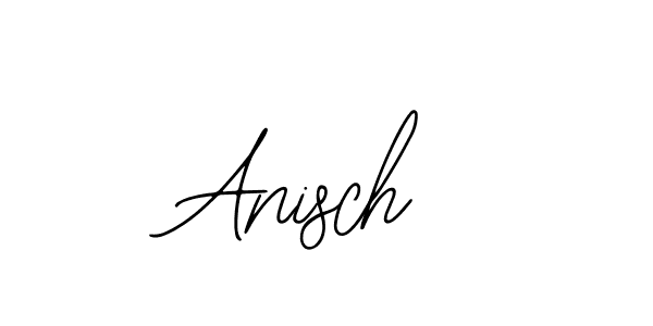 How to make Anisch name signature. Use Bearetta-2O07w style for creating short signs online. This is the latest handwritten sign. Anisch signature style 12 images and pictures png