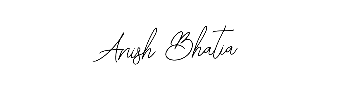 Use a signature maker to create a handwritten signature online. With this signature software, you can design (Bearetta-2O07w) your own signature for name Anish Bhatia. Anish Bhatia signature style 12 images and pictures png