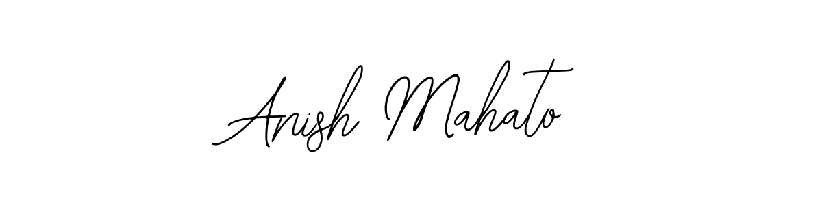 Similarly Bearetta-2O07w is the best handwritten signature design. Signature creator online .You can use it as an online autograph creator for name Anish Mahato. Anish Mahato signature style 12 images and pictures png