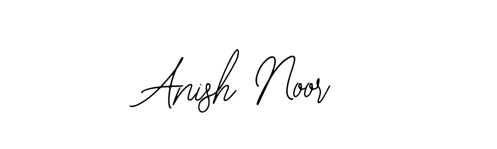 The best way (Bearetta-2O07w) to make a short signature is to pick only two or three words in your name. The name Anish Noor include a total of six letters. For converting this name. Anish Noor signature style 12 images and pictures png