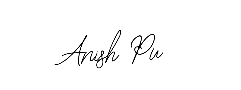 if you are searching for the best signature style for your name Anish Pu. so please give up your signature search. here we have designed multiple signature styles  using Bearetta-2O07w. Anish Pu signature style 12 images and pictures png