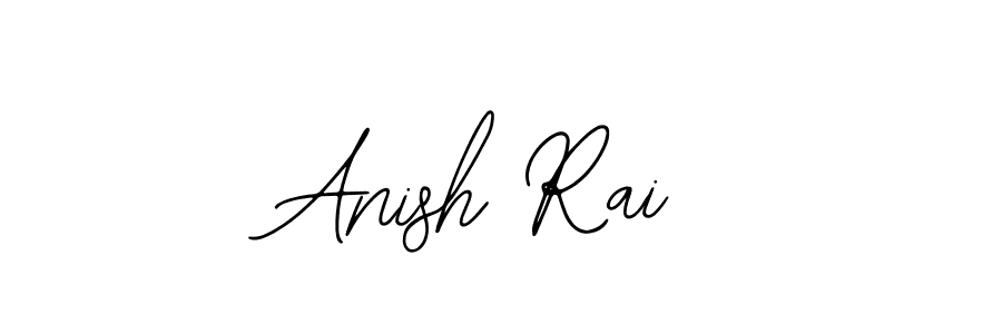 You should practise on your own different ways (Bearetta-2O07w) to write your name (Anish Rai) in signature. don't let someone else do it for you. Anish Rai signature style 12 images and pictures png