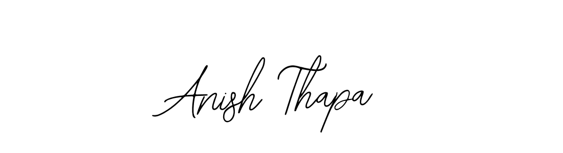 How to make Anish Thapa signature? Bearetta-2O07w is a professional autograph style. Create handwritten signature for Anish Thapa name. Anish Thapa signature style 12 images and pictures png