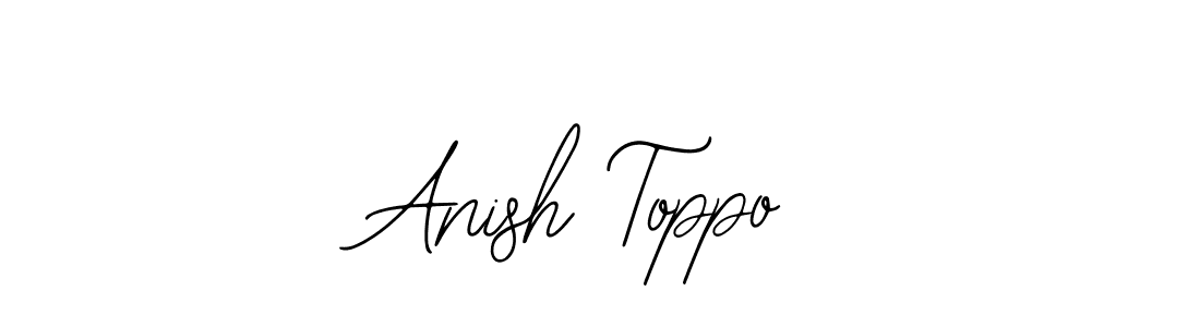 How to make Anish Toppo signature? Bearetta-2O07w is a professional autograph style. Create handwritten signature for Anish Toppo name. Anish Toppo signature style 12 images and pictures png