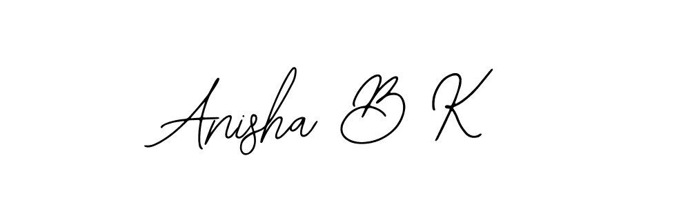 Make a short Anisha B K signature style. Manage your documents anywhere anytime using Bearetta-2O07w. Create and add eSignatures, submit forms, share and send files easily. Anisha B K signature style 12 images and pictures png