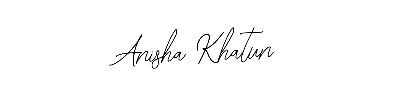 Design your own signature with our free online signature maker. With this signature software, you can create a handwritten (Bearetta-2O07w) signature for name Anisha Khatun. Anisha Khatun signature style 12 images and pictures png
