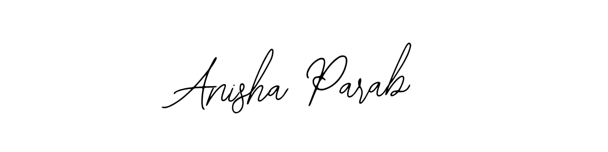 How to make Anisha Parab name signature. Use Bearetta-2O07w style for creating short signs online. This is the latest handwritten sign. Anisha Parab signature style 12 images and pictures png