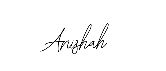 Also we have Anishah name is the best signature style. Create professional handwritten signature collection using Bearetta-2O07w autograph style. Anishah signature style 12 images and pictures png