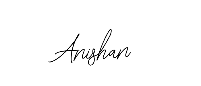 The best way (Bearetta-2O07w) to make a short signature is to pick only two or three words in your name. The name Anishan include a total of six letters. For converting this name. Anishan signature style 12 images and pictures png