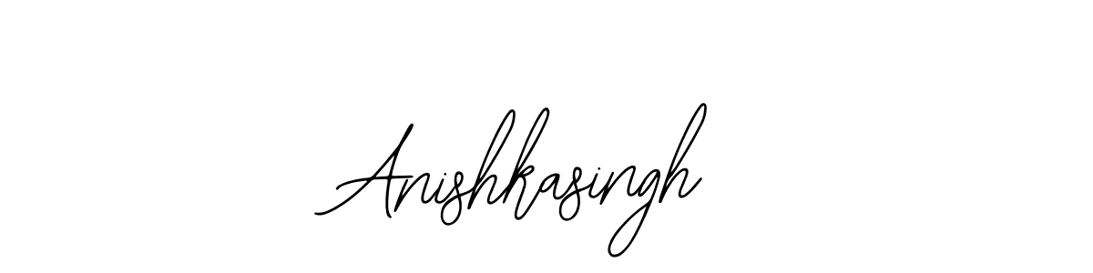 You should practise on your own different ways (Bearetta-2O07w) to write your name (Anishkasingh) in signature. don't let someone else do it for you. Anishkasingh signature style 12 images and pictures png