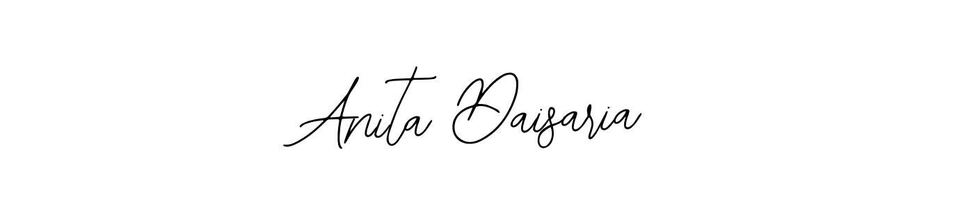 How to make Anita Daisaria signature? Bearetta-2O07w is a professional autograph style. Create handwritten signature for Anita Daisaria name. Anita Daisaria signature style 12 images and pictures png