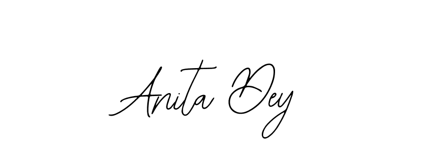 Use a signature maker to create a handwritten signature online. With this signature software, you can design (Bearetta-2O07w) your own signature for name Anita Dey. Anita Dey signature style 12 images and pictures png