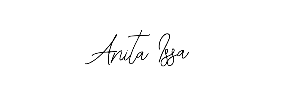 Bearetta-2O07w is a professional signature style that is perfect for those who want to add a touch of class to their signature. It is also a great choice for those who want to make their signature more unique. Get Anita Issa name to fancy signature for free. Anita Issa signature style 12 images and pictures png