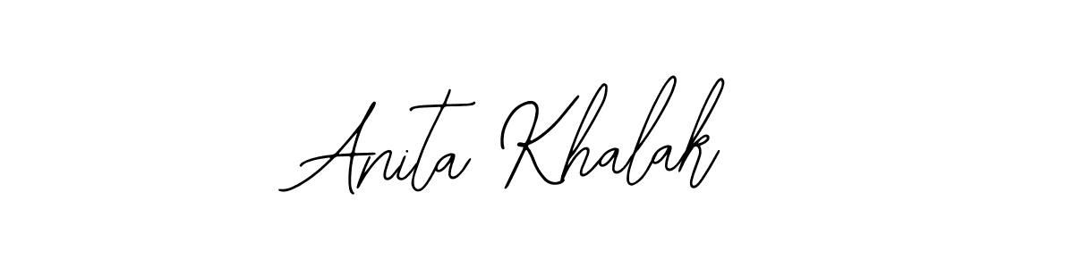 Anita Khalak stylish signature style. Best Handwritten Sign (Bearetta-2O07w) for my name. Handwritten Signature Collection Ideas for my name Anita Khalak. Anita Khalak signature style 12 images and pictures png
