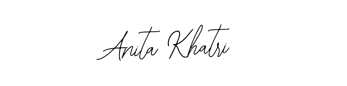 Make a beautiful signature design for name Anita Khatri. Use this online signature maker to create a handwritten signature for free. Anita Khatri signature style 12 images and pictures png