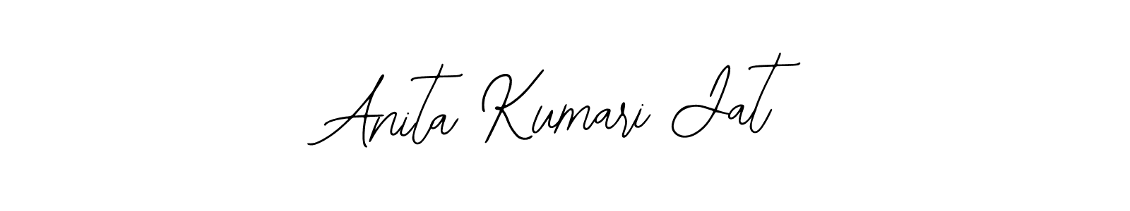 The best way (Bearetta-2O07w) to make a short signature is to pick only two or three words in your name. The name Anita Kumari Jat include a total of six letters. For converting this name. Anita Kumari Jat signature style 12 images and pictures png