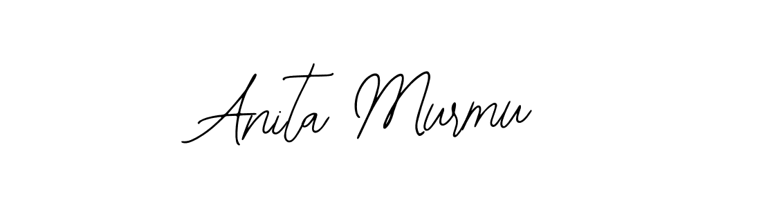 You should practise on your own different ways (Bearetta-2O07w) to write your name (Anita Murmu) in signature. don't let someone else do it for you. Anita Murmu signature style 12 images and pictures png