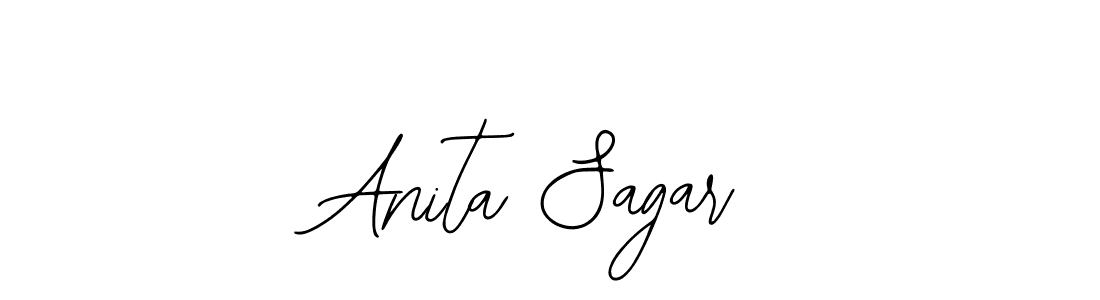 Make a beautiful signature design for name Anita Sagar. Use this online signature maker to create a handwritten signature for free. Anita Sagar signature style 12 images and pictures png