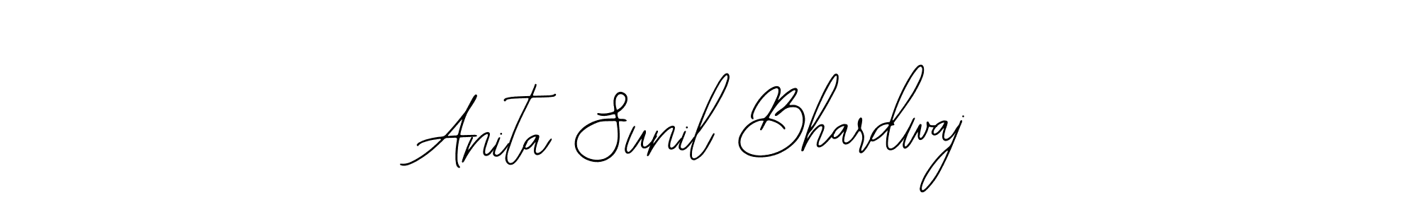Make a short Anita Sunil Bhardwaj signature style. Manage your documents anywhere anytime using Bearetta-2O07w. Create and add eSignatures, submit forms, share and send files easily. Anita Sunil Bhardwaj signature style 12 images and pictures png