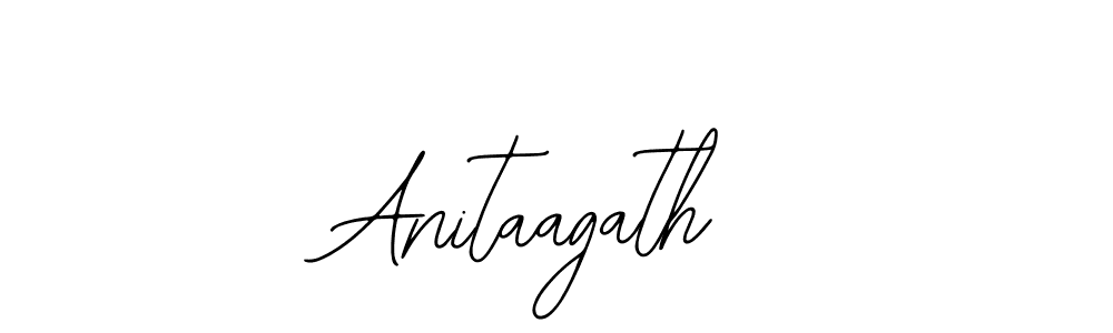 The best way (Bearetta-2O07w) to make a short signature is to pick only two or three words in your name. The name Anitaagath include a total of six letters. For converting this name. Anitaagath signature style 12 images and pictures png