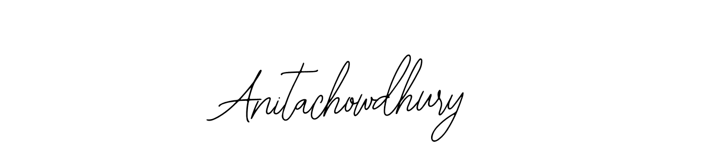 Use a signature maker to create a handwritten signature online. With this signature software, you can design (Bearetta-2O07w) your own signature for name Anitachowdhury. Anitachowdhury signature style 12 images and pictures png