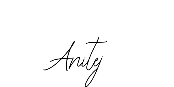 Similarly Bearetta-2O07w is the best handwritten signature design. Signature creator online .You can use it as an online autograph creator for name Anitej. Anitej signature style 12 images and pictures png