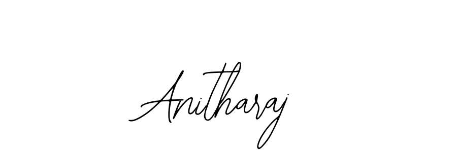 Anitharaj stylish signature style. Best Handwritten Sign (Bearetta-2O07w) for my name. Handwritten Signature Collection Ideas for my name Anitharaj. Anitharaj signature style 12 images and pictures png