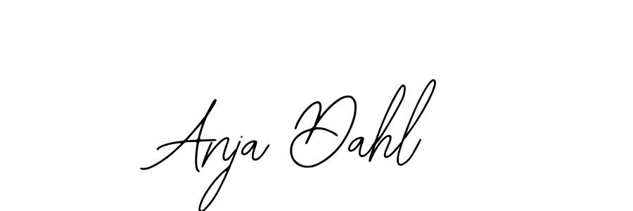 You should practise on your own different ways (Bearetta-2O07w) to write your name (Anja Dahl) in signature. don't let someone else do it for you. Anja Dahl signature style 12 images and pictures png
