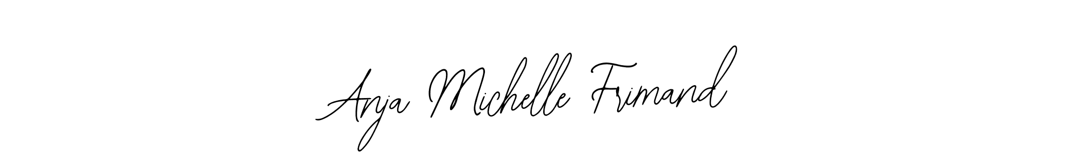 Also we have Anja Michelle Frimand name is the best signature style. Create professional handwritten signature collection using Bearetta-2O07w autograph style. Anja Michelle Frimand signature style 12 images and pictures png