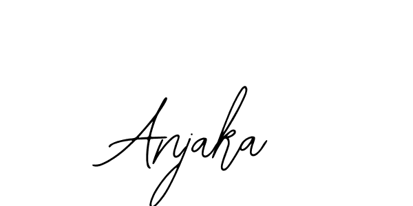 Make a beautiful signature design for name Anjaka. With this signature (Bearetta-2O07w) style, you can create a handwritten signature for free. Anjaka signature style 12 images and pictures png