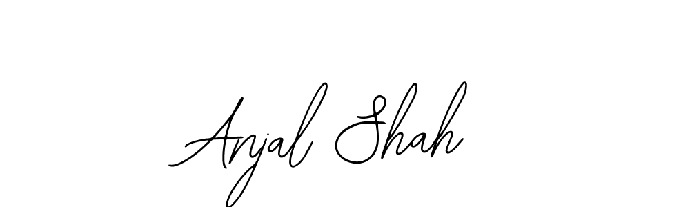 Use a signature maker to create a handwritten signature online. With this signature software, you can design (Bearetta-2O07w) your own signature for name Anjal Shah. Anjal Shah signature style 12 images and pictures png