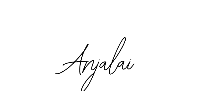 You should practise on your own different ways (Bearetta-2O07w) to write your name (Anjalai) in signature. don't let someone else do it for you. Anjalai signature style 12 images and pictures png