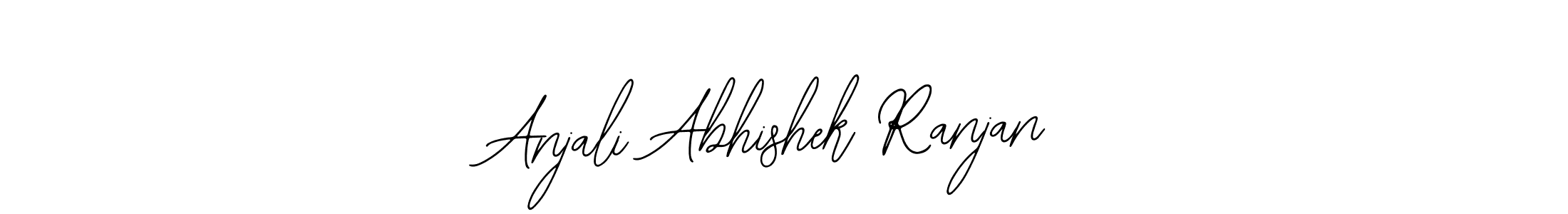 Also You can easily find your signature by using the search form. We will create Anjali Abhishek Ranjan name handwritten signature images for you free of cost using Bearetta-2O07w sign style. Anjali Abhishek Ranjan signature style 12 images and pictures png