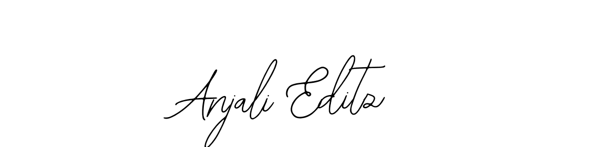 if you are searching for the best signature style for your name Anjali Editz. so please give up your signature search. here we have designed multiple signature styles  using Bearetta-2O07w. Anjali Editz signature style 12 images and pictures png