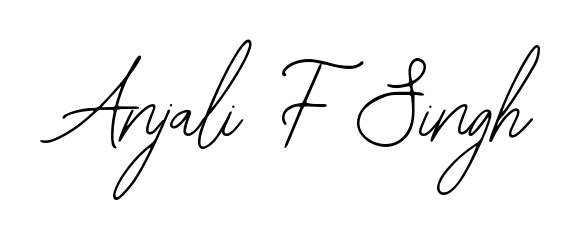 Master the art of signing with Anjali F Singh written in fluent Bearetta-2O07w script. A great template to practice and refine your handwriting. Anjali F Singh signature style 12 images and pictures png