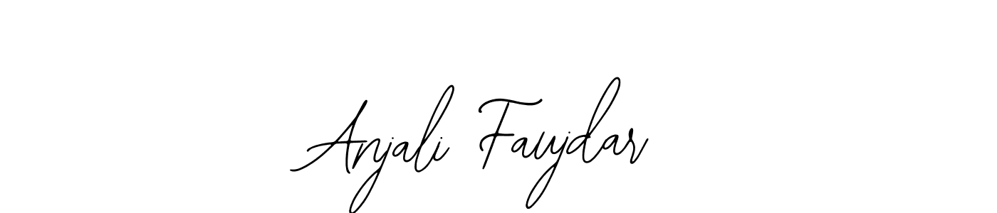 This is the best signature style for the Anjali Faujdar name. Also you like these signature font (Bearetta-2O07w). Mix name signature. Anjali Faujdar signature style 12 images and pictures png