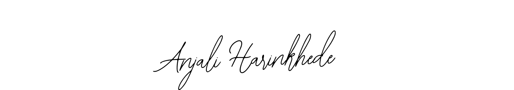 if you are searching for the best signature style for your name Anjali Harinkhede. so please give up your signature search. here we have designed multiple signature styles  using Bearetta-2O07w. Anjali Harinkhede signature style 12 images and pictures png