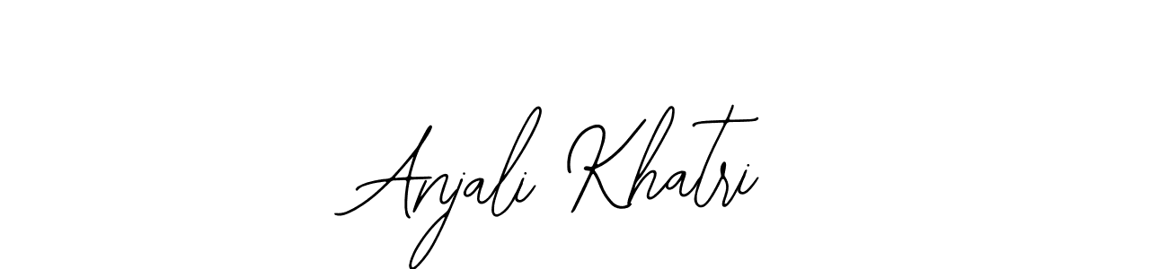 How to make Anjali Khatri name signature. Use Bearetta-2O07w style for creating short signs online. This is the latest handwritten sign. Anjali Khatri signature style 12 images and pictures png
