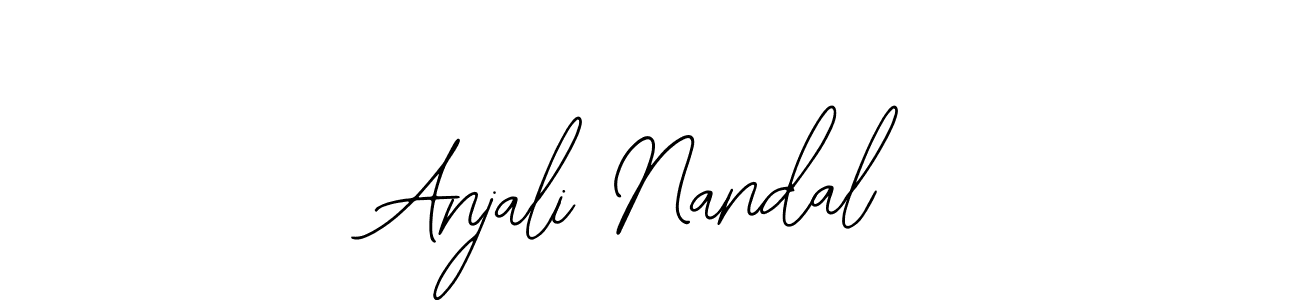 Similarly Bearetta-2O07w is the best handwritten signature design. Signature creator online .You can use it as an online autograph creator for name Anjali Nandal. Anjali Nandal signature style 12 images and pictures png