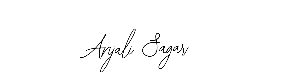 Make a short Anjali Sagar signature style. Manage your documents anywhere anytime using Bearetta-2O07w. Create and add eSignatures, submit forms, share and send files easily. Anjali Sagar signature style 12 images and pictures png