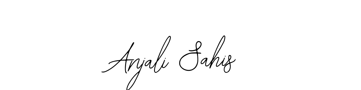 How to make Anjali Sahis name signature. Use Bearetta-2O07w style for creating short signs online. This is the latest handwritten sign. Anjali Sahis signature style 12 images and pictures png