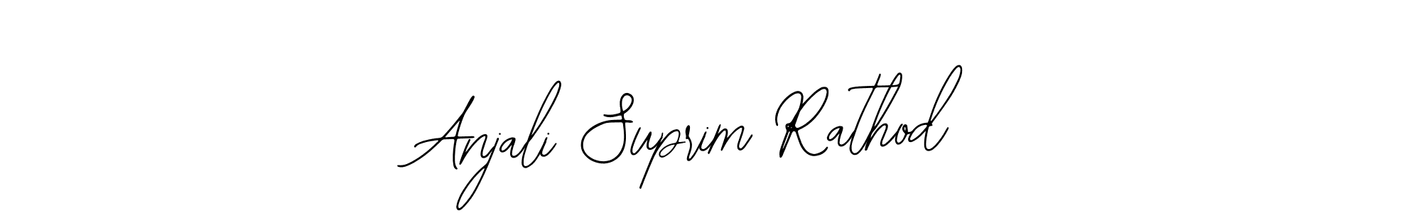 This is the best signature style for the Anjali Suprim Rathod name. Also you like these signature font (Bearetta-2O07w). Mix name signature. Anjali Suprim Rathod signature style 12 images and pictures png