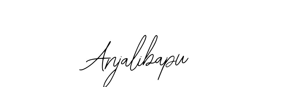 How to make Anjalibapu name signature. Use Bearetta-2O07w style for creating short signs online. This is the latest handwritten sign. Anjalibapu signature style 12 images and pictures png