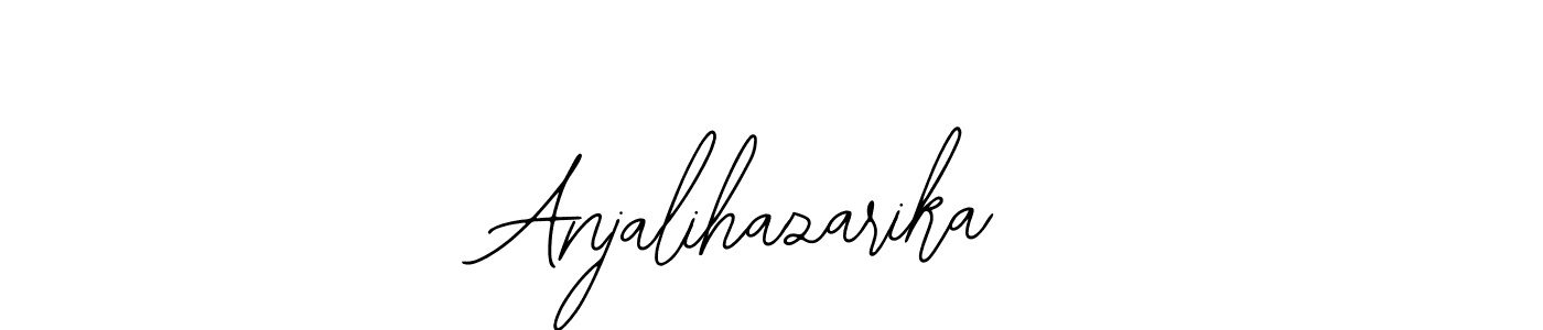 Make a beautiful signature design for name Anjalihazarika. With this signature (Bearetta-2O07w) style, you can create a handwritten signature for free. Anjalihazarika signature style 12 images and pictures png