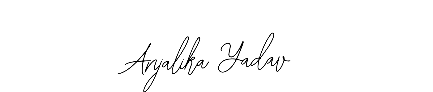 Use a signature maker to create a handwritten signature online. With this signature software, you can design (Bearetta-2O07w) your own signature for name Anjalika Yadav. Anjalika Yadav signature style 12 images and pictures png