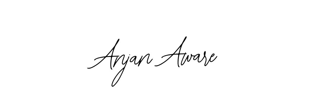 How to make Anjan Aware signature? Bearetta-2O07w is a professional autograph style. Create handwritten signature for Anjan Aware name. Anjan Aware signature style 12 images and pictures png