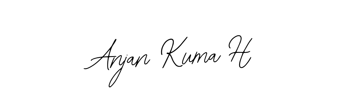 Make a beautiful signature design for name Anjan Kuma H. With this signature (Bearetta-2O07w) style, you can create a handwritten signature for free. Anjan Kuma H signature style 12 images and pictures png