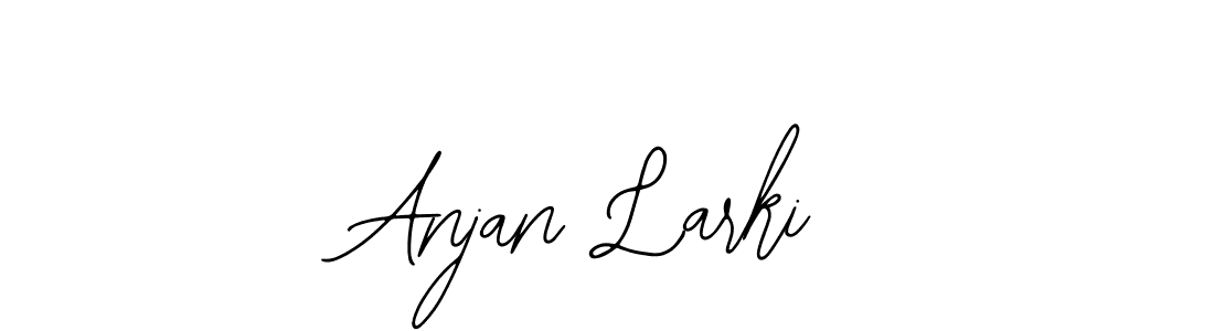 Also You can easily find your signature by using the search form. We will create Anjan Larki name handwritten signature images for you free of cost using Bearetta-2O07w sign style. Anjan Larki signature style 12 images and pictures png